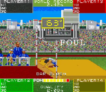 Gold Medalist (bootleg) screen shot game playing